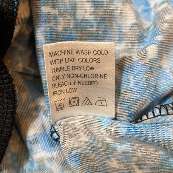 Tail Golf Dress Size Medium White Label Sleeveless 1/4 Zip Royal Blue/Black - Picture 5 of 11